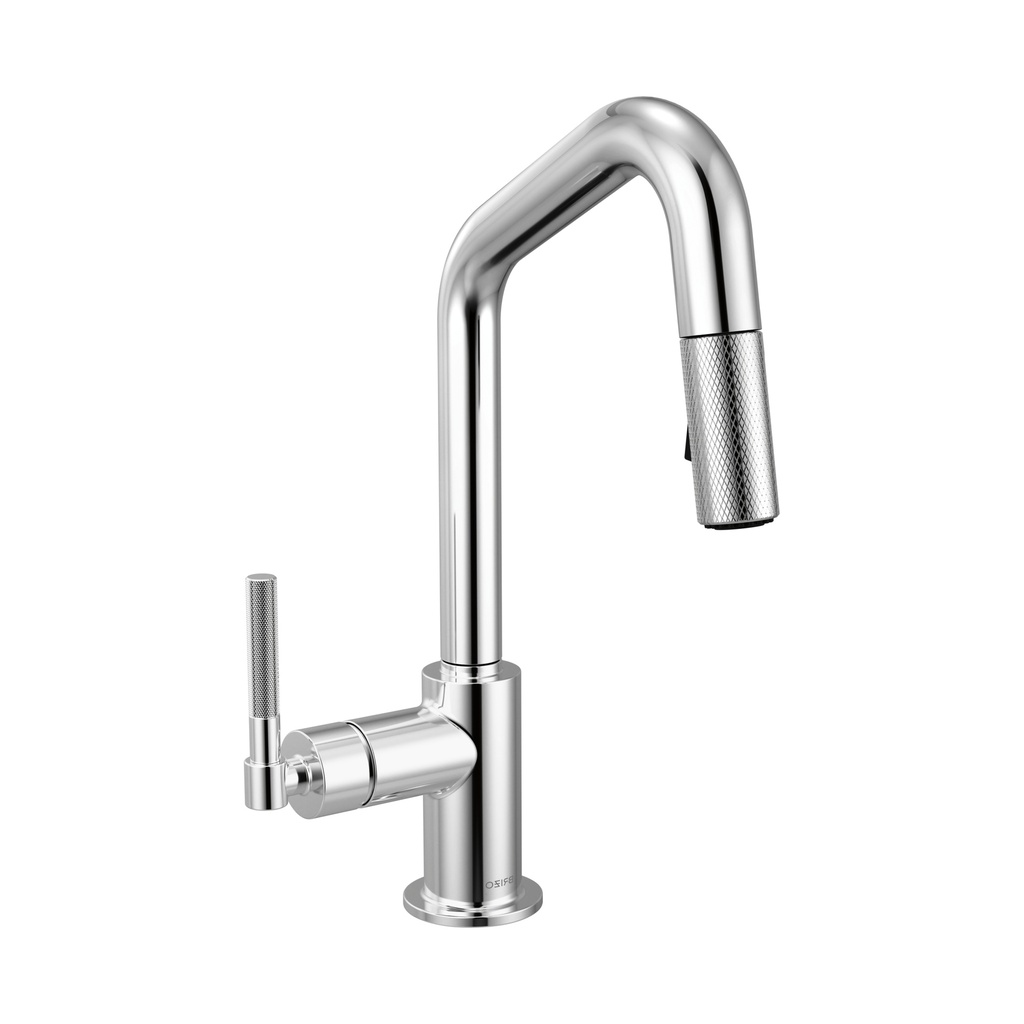 Brizo 63963LF-PC Litze Pull-Down Prep Faucet With Angle Spout Polished Chrome