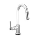 Brizo 64943LF-PC Litze Smarttouch Pull-Down Prep Faucet Knurled Handle Polished Chrome