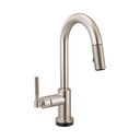 Brizo 64943LF-SS Litze Smarttouch Pull-Down Prep Faucet Knurled Handle Brilliance Stainless