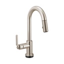 Brizo 64944LF-SS Litze Smarttouch Pull-Down Prep Faucet Industrial Handle Brilliance Stainless