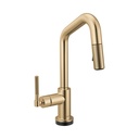Brizo 64963LF-GL Litze SmartTouch Pull-Down Prep Faucet Knurled Handle Brilliance Luxe Gold