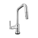 Brizo 64963LF-PC Litze SmartTouch Pull-Down Prep Faucet Knurled Handle Polished Chrome