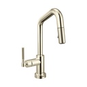 Brizo 64963LF-PN Litze SmartTouch Pull-Down Prep Faucet Knurled Handle Polished Nickel