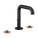 Brizo 65332LF-BLLHP-ECO Litze Widespread Lavatory Faucet Less Handles Matte Black