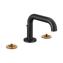 Brizo 65334LF-BLLHP-ECO Litze Widespread Lavatory Faucet Less Handles Matte Black