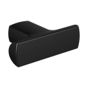Brizo 699206-BL Kintsu Drawer Knob Matte Black
