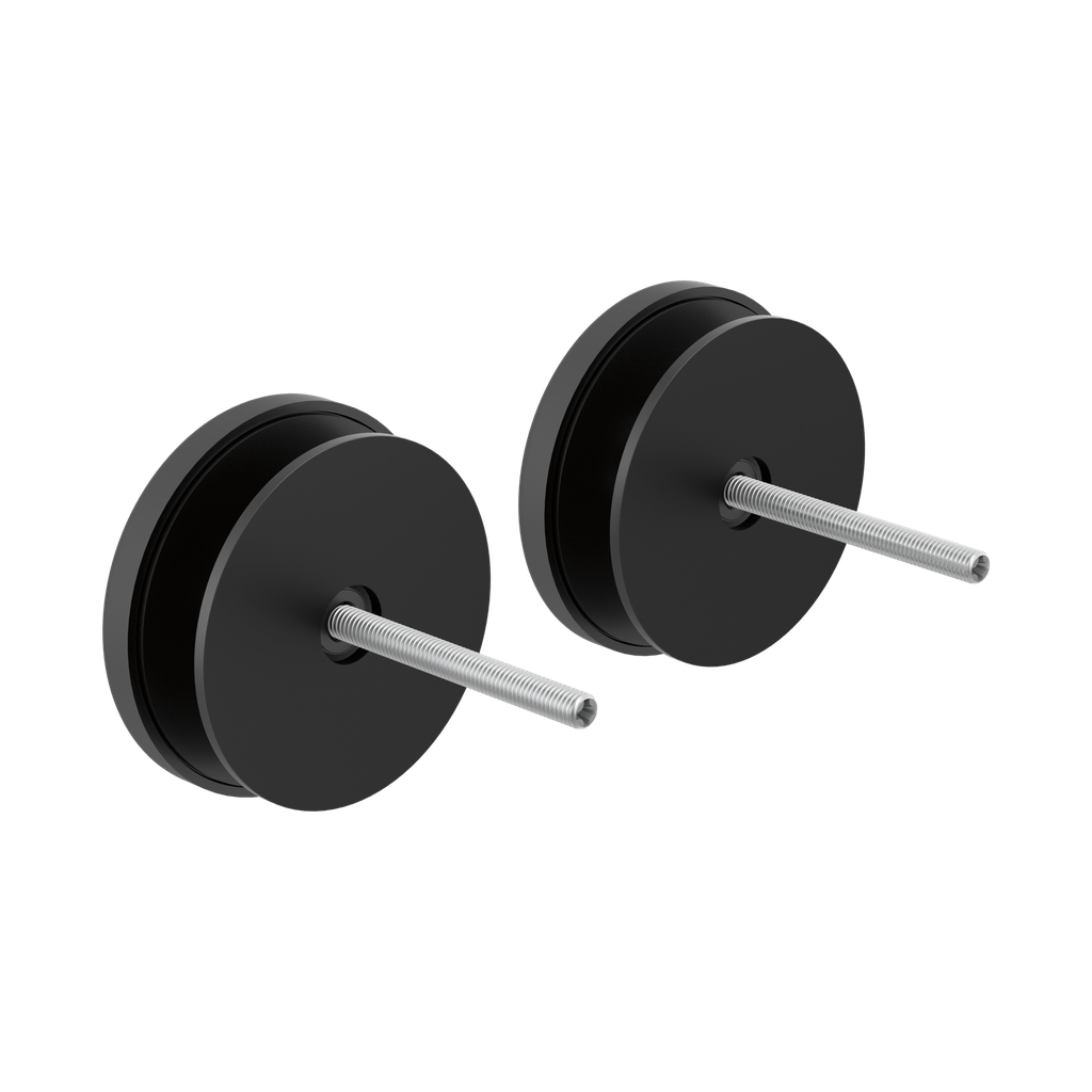 Brizo 699907-BL Kintsu Towel Bar Glass Installation Kit Matte Black