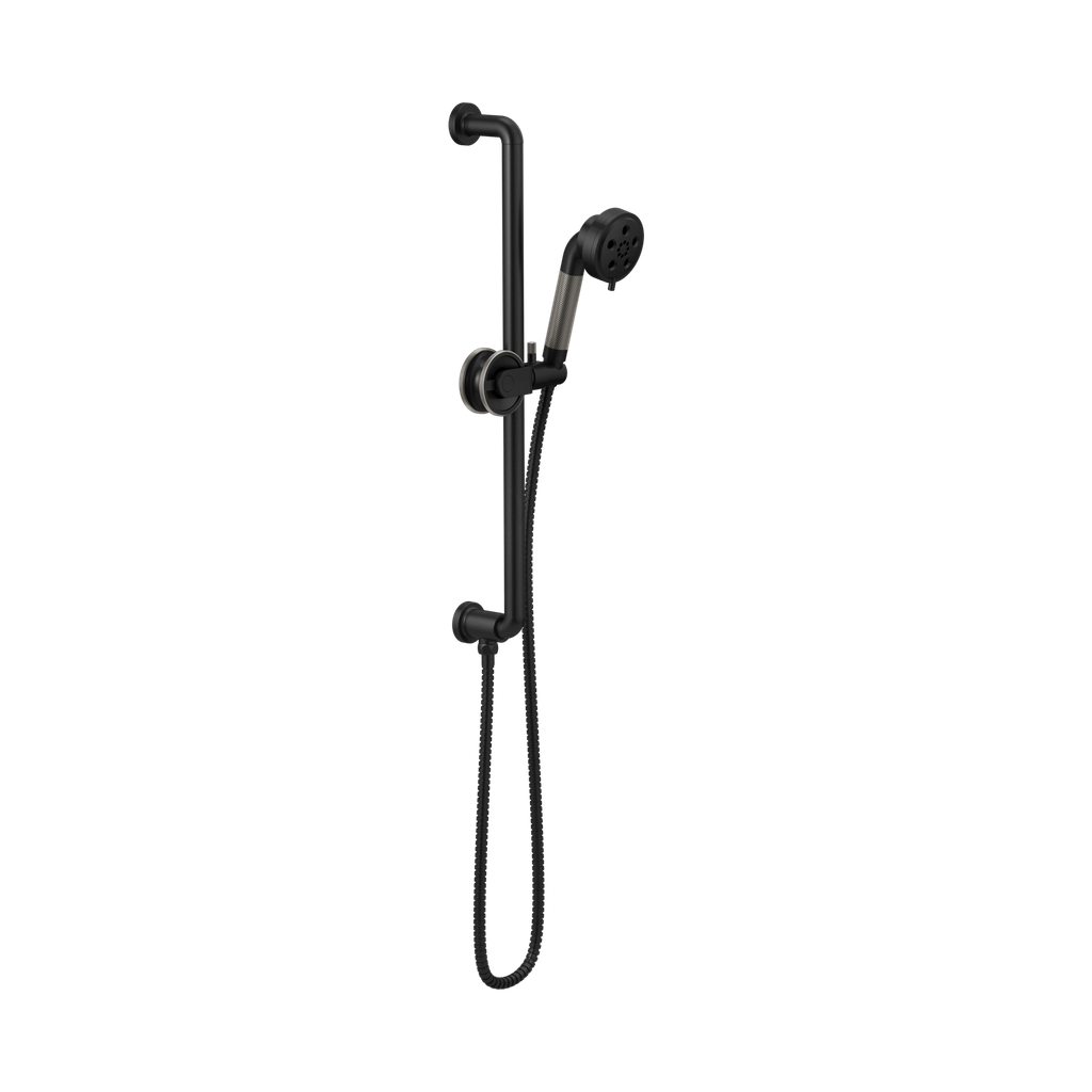 Brizo 88735-BLSL Litze Slide Bar Handshower Matte Black Brilliance Luxe Steel