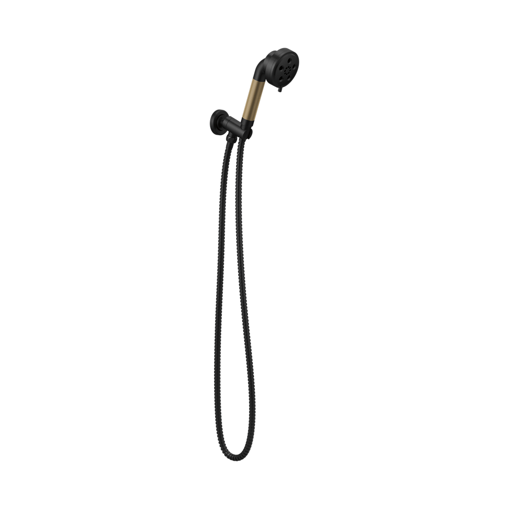 Brizo 88835-BLGL Litze Wall Mount Handshower Matte Black Brilliance Luxe Gold