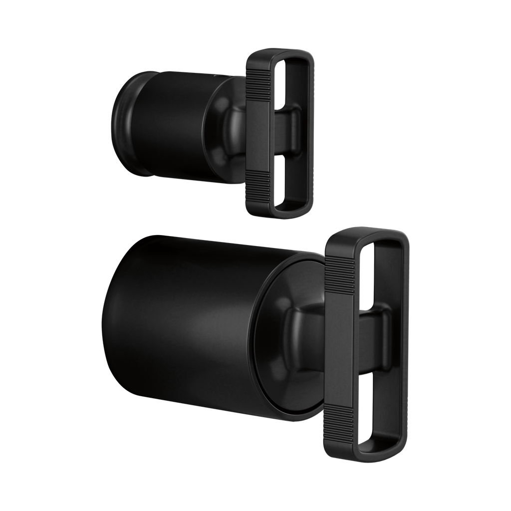 Brizo HK75P06-BL Kintsu Pressure Balance Integrated Diverter Trim Handles Matte Black