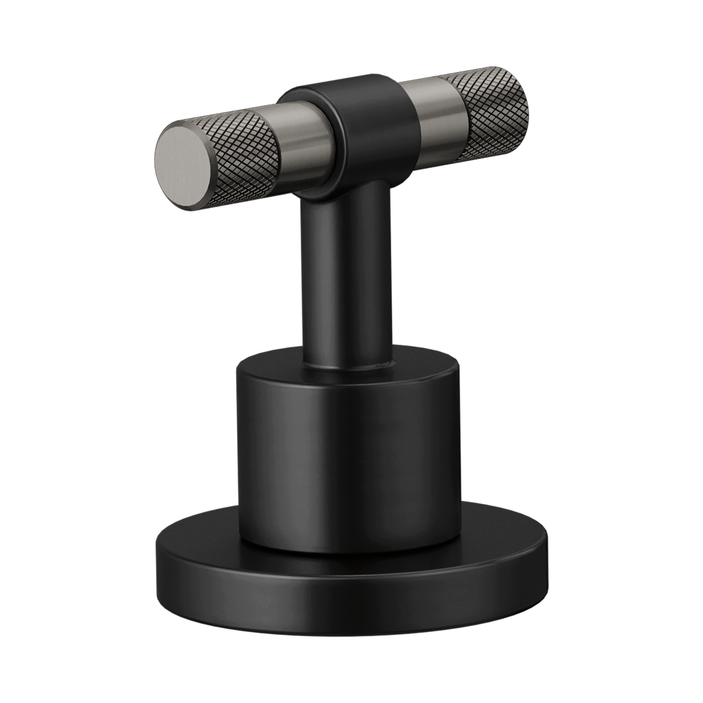 Brizo HL5333-BLSL-NM Litze Widespread T-Lever Handle Kit Matte Black Brilliance Luxe Steel