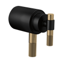 Brizo HL6033-BLGL Litze Thermostatic Trim T-Lever Handle Kit Matte Black Brilliance Luxe Gold