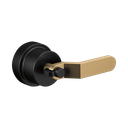 Brizo HL60P34-BLGL Litze Pressure Balance Industrial Lever Handle Kit Matte Black Brilliance Luxe Gold