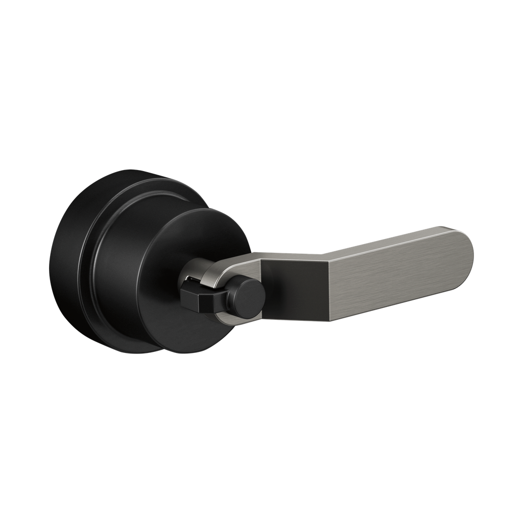 Brizo HL60P34-BLSL Litze Pressure Balance Industrial Lever Handle Kit Matte Black Brilliance Luxe Steel