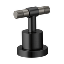 Brizo HL633-BLSL Litze Roman Tub T-Lever Handle Kit Matte Black Brilliance Luxe Steel