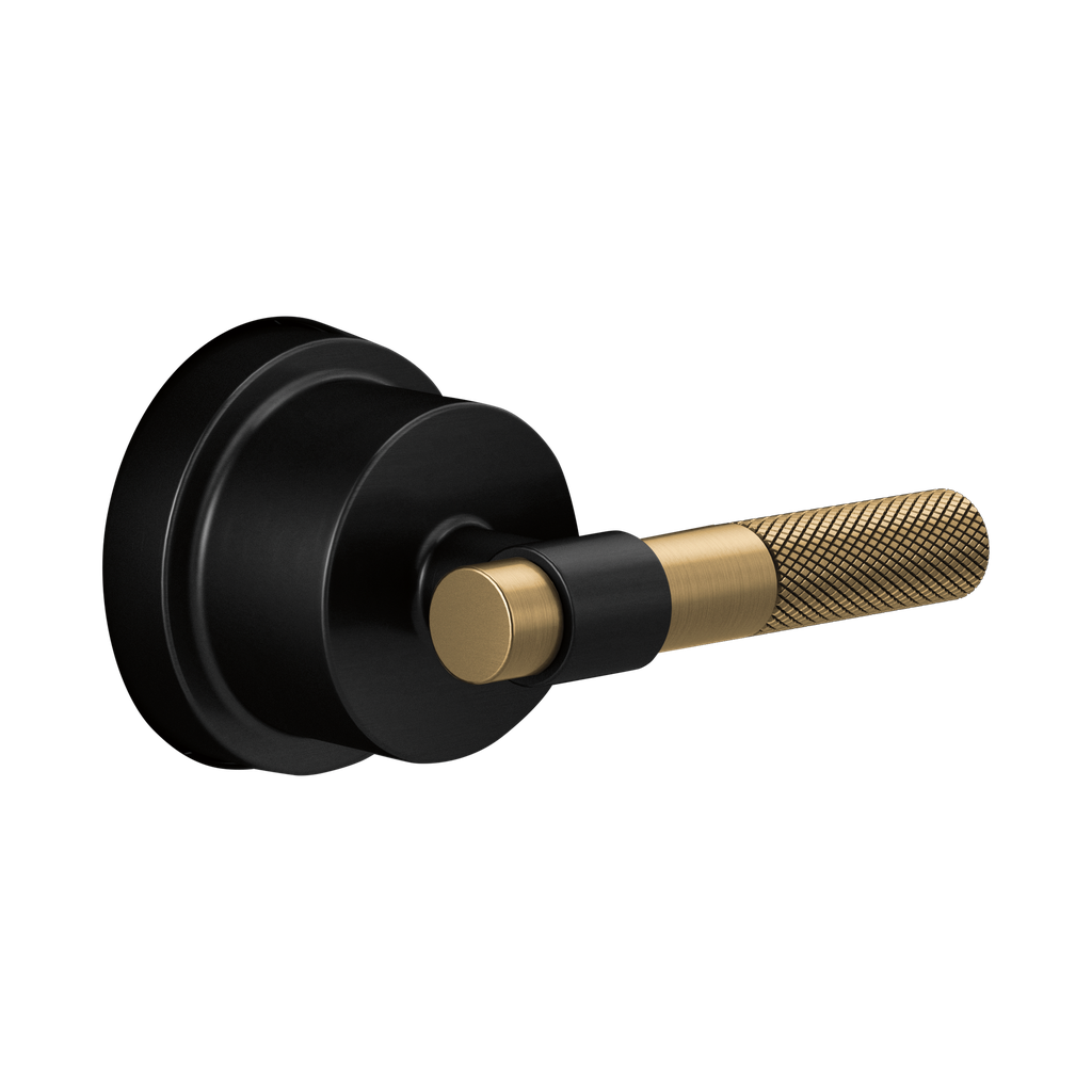 Brizo HL6633-BLGL Litze Sensori Thermostatic Valve Trim Handle Kit Matte Black Brilliance Luxe Gold
