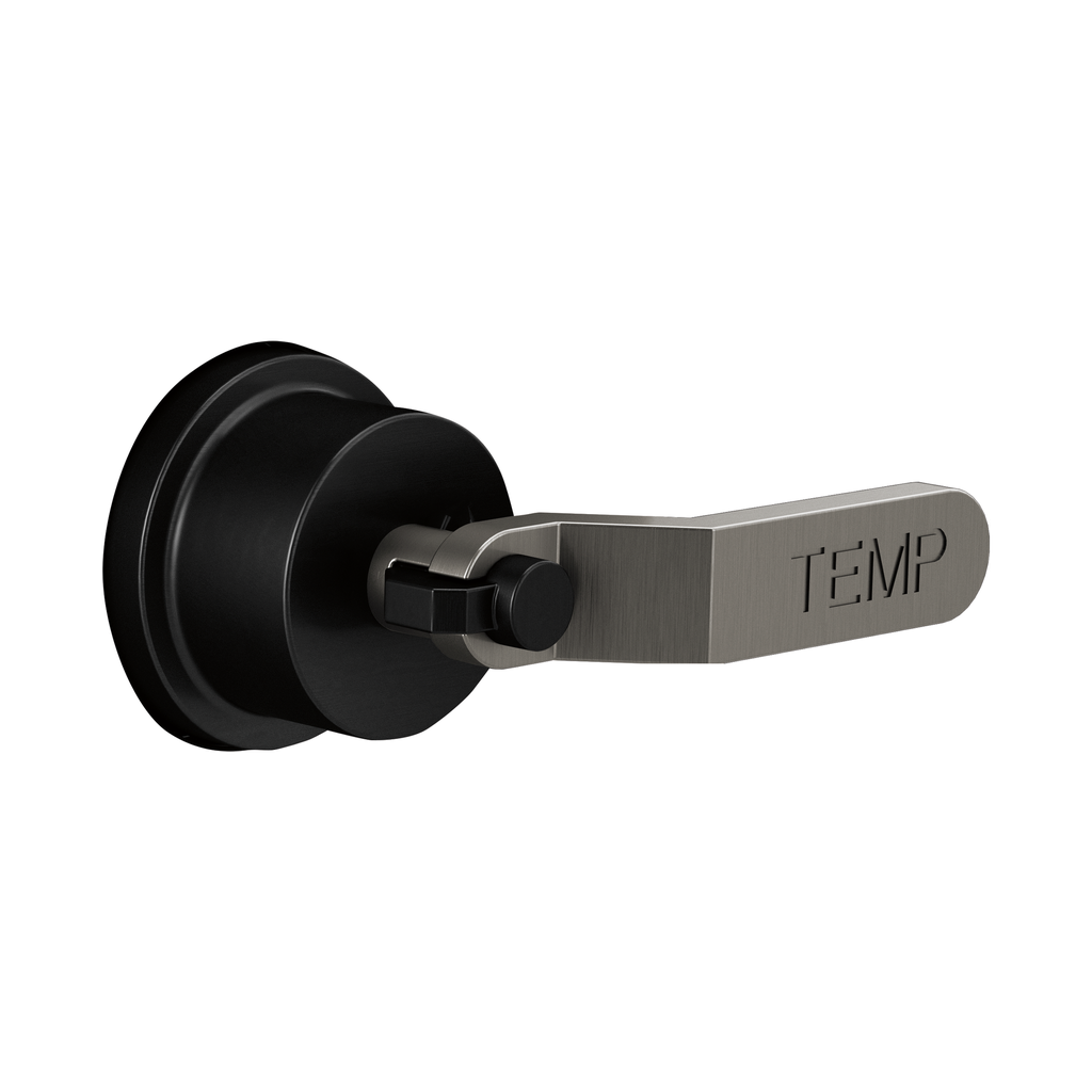 Brizo HL6634-BLSL Litze Sensori Thermostatic Valve Trim Handle Kit Matte Black Brilliance Luxe Steel