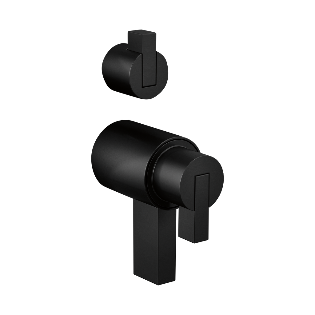 Brizo HL7532-BL Litze Thermostatic Valve With Diverter Trim Handle Kit Matte Black