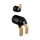 Brizo HL7534-BLGL Litze Thermostatic Valve With Diverter Trim Handle Kit Matte Black Brilliance Luxe Gold