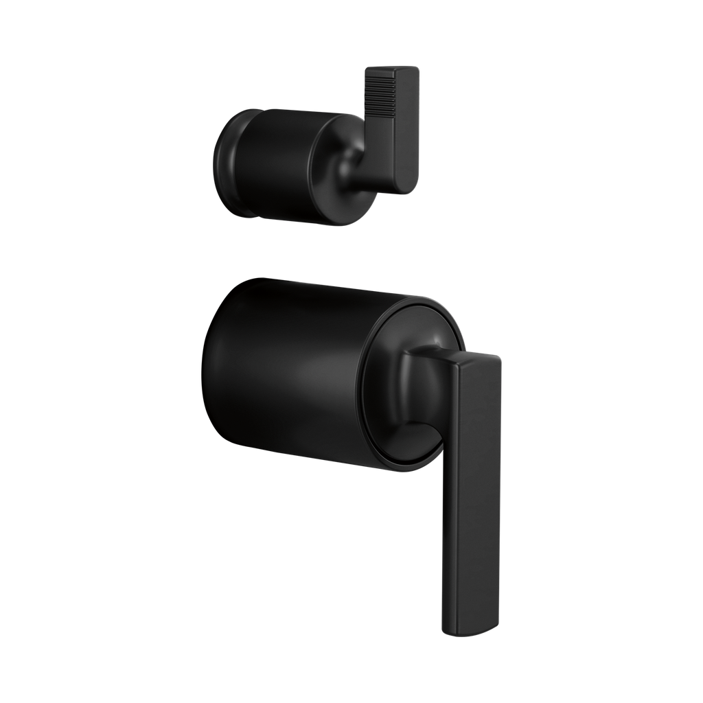 Brizo HL75P06-BL Kintsu Pressure Balance Integrated Diverter Trim Matte Black