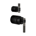 Brizo HL75P33-BLSL Litze Pressure Balance Valve Trim T-Lever Handle Kit Matte Black Brilliance Luxe Steel
