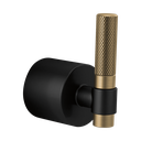 Brizo HL933-BLGL Litze 3 And 6 Setting Diverter Trim Handle Kit Matte Black Brilliance Luxe Gold