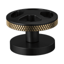 Brizo HW5332-BLGL Litze Widespread Lavatory Wheel Handle Kit Matte Black Brilliance Luxe Gold
