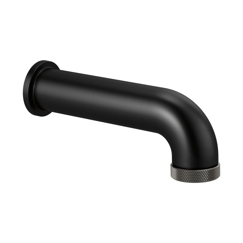 Brizo RP81437BLSL Litze Diverter Tub Spout Matte Black Brilliance Luxe Steel