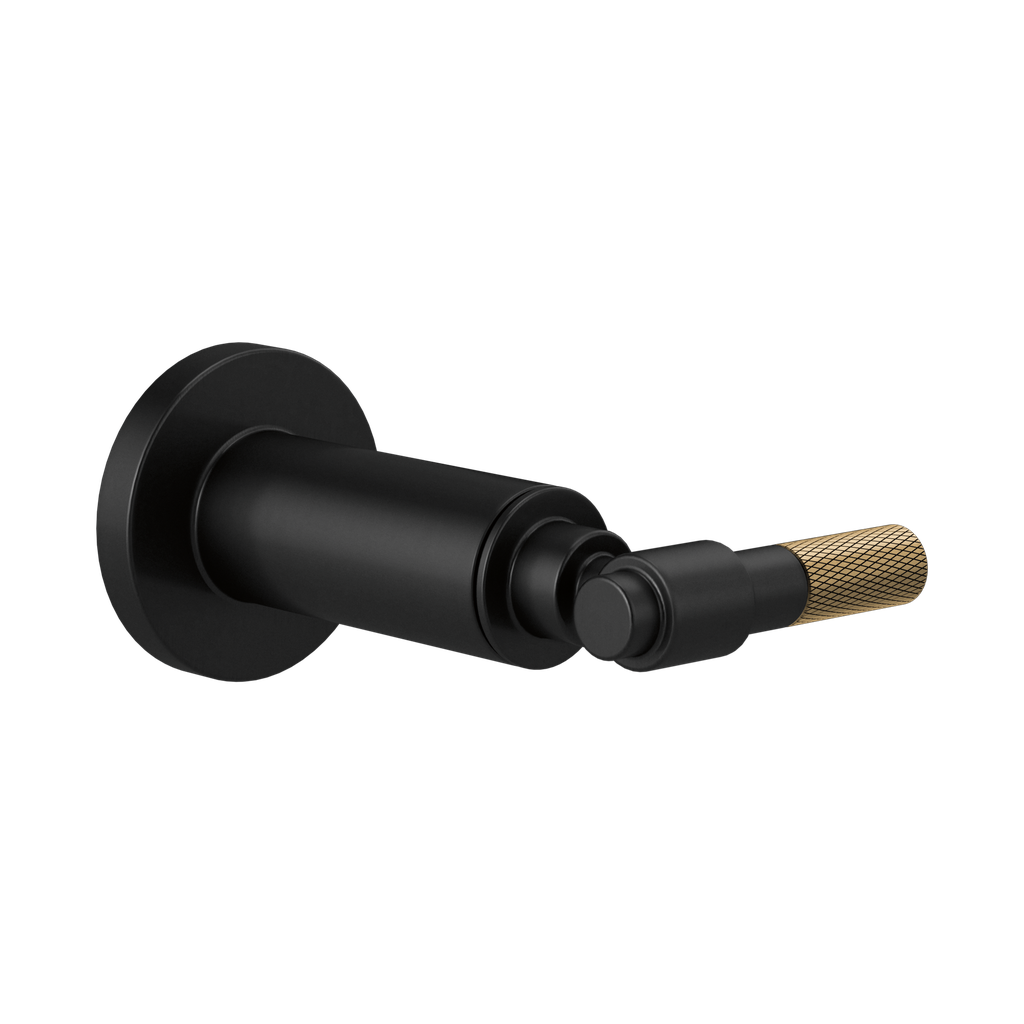 Brizo T66633-BLGL Litze Sensori Volume Control Trim T Lever Matte Black Brilliance Luxe Gold