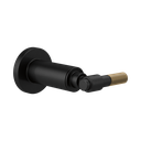 Brizo T66633-BLGL Litze Sensori Volume Control Trim T Lever Matte Black Brilliance Luxe Gold