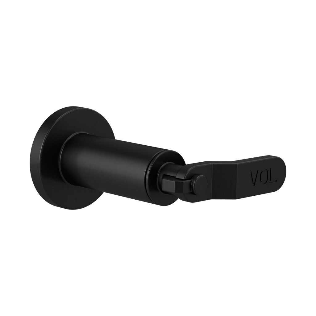Brizo T66634-BL Litze Sensori Volume Control Trim Industrial Lever Matte Black