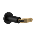 Brizo T66634-BLGL Litze Sensori Volume Control Trim Industrial Lever Matte Black Brilliance Luxe Gold