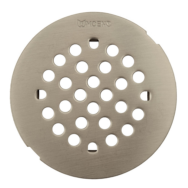 Moen 101663BN Brushed Nickel 4-1/4" Snap-In Shower Drain Cover
