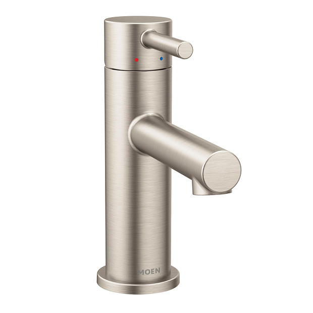Moen 6190BN Align Brushed Nickel One Handle High Arc Bathroom Faucet