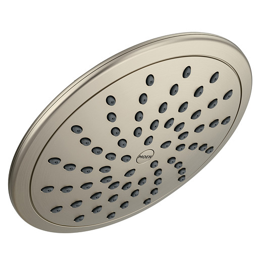 Moen 6345BN Brushed Nickel One-Function 8" Diameter Spray Head
