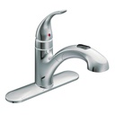 Moen 67315C Integra Chrome One Handle Low Arc Pullout Kitchen Faucet
