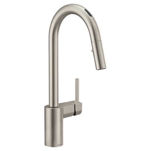 Moen 7565EVSRS Align Smart Kitchen Faucet Spot Resist Stainless One Handle High Arc Pulldown
