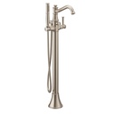 Moen 9025BN Belfield Brushed Nickel One Handle Tub Filler Includes Hand Shower