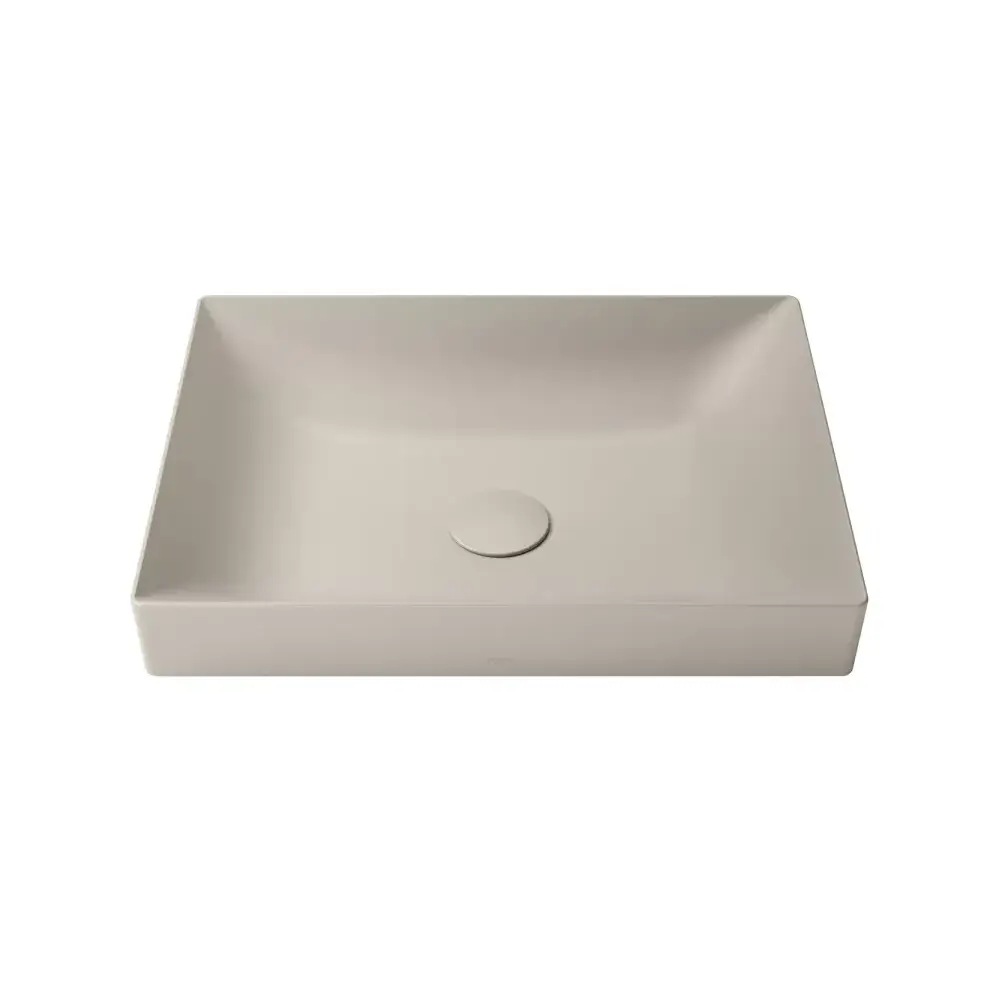 TOTO LT475#MBE Kiwami 19-11/16" Rectangle Vessel Lavatory Matte Beige
