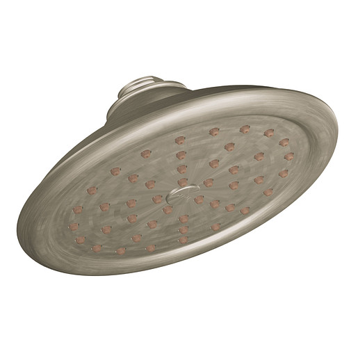 Moen S6310BN Brushed Nickel One-Function 7" Diameter Spray Head Rainshower