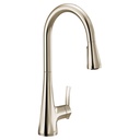 Moen S7235NL Sinema Polished Nickel One Handle High Arc Pulldown Kitchen Faucet