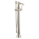 Moen S931BN Flara Brushed Nickel One Handle Tub Filler Includes Hand Shower