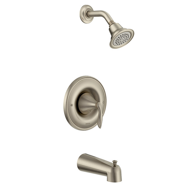 Moen T2133EPBN Eva Brushed Nickel Posi-Temp Eco-Performance Tub/Shower