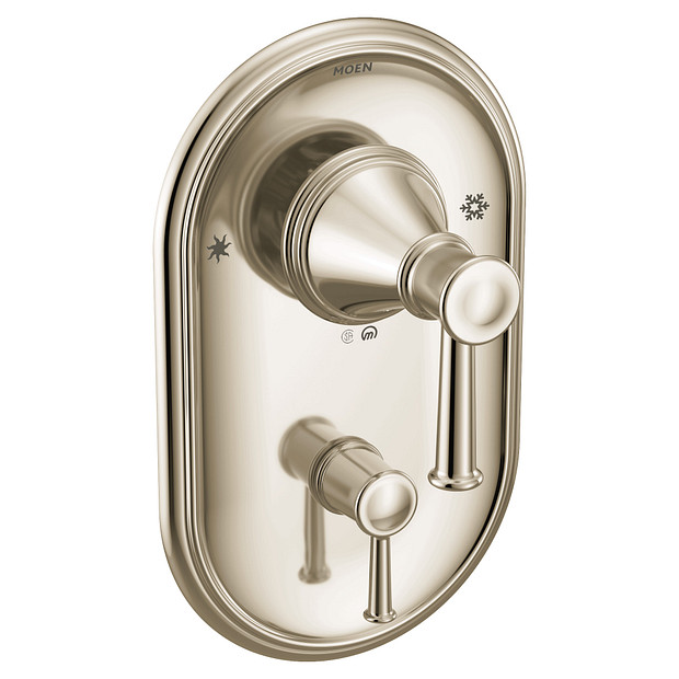 Moen T2310NL Belfield Polished Nickel Posi-Temp With Diverter Tub/Shower Valve Only