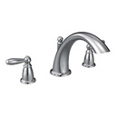 Moen T933 Brantford Chrome Two Handle Low Arc Roman Tub Faucet