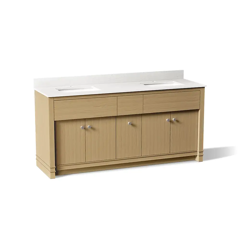Kohler 33294-WEK Alouette 72" Vanity Cabinet With Sink Light Oak