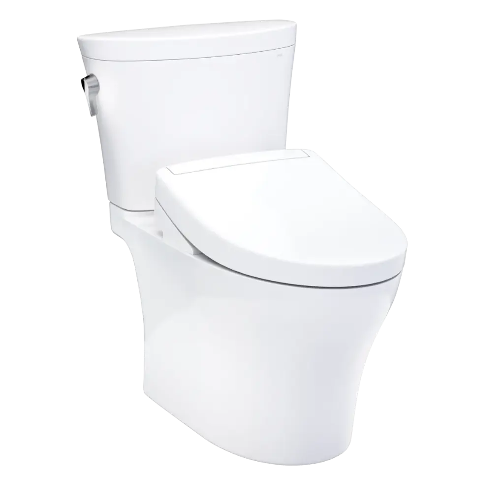 TOTO MW4483446CEMFGN#01 Aquia IV Arc Washlet+ S5 Two Piece Toilet Cotton
