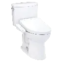 TOTO MW4543346CUFG#01 Drake II 1G Washlet+ S2 Two Piece Toilet Cotton