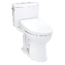 TOTO MW4543446CUFG#01 Drake II 1G Washlet+ S5 Two Piece Toilet Cotton