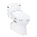 TOTO MW6143446CUFG#01 Carlyle II 1G Washlet+ S5 One Piece Toilet Cotton